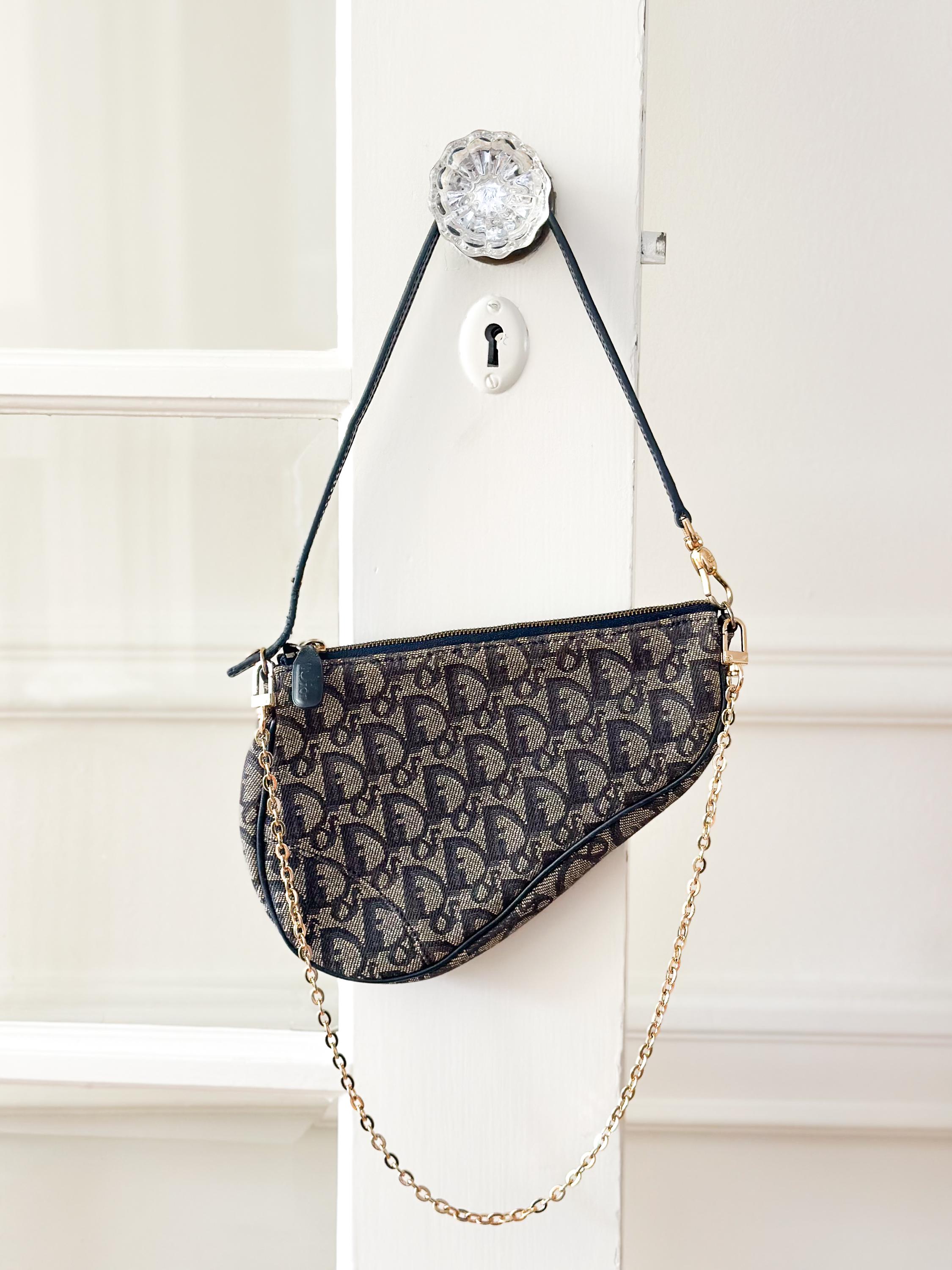 Christian Dior Vintage Saddle Bag - Etsy
