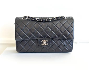 Chanel 1992 Vintage Jumbo XL Single Flap Bag 24k Gold Plating - Etsy