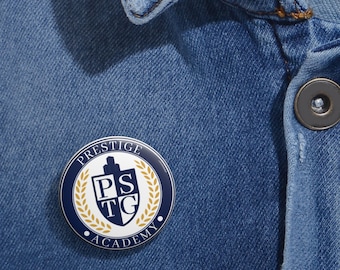 KPOP ATEEZ Prestige Academy Fan Logo Pin Button - Ateez Outlaw The World Ep