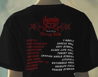 K-Pop Stray Kids 'dominATE' Tour Konzert-T-Shirt