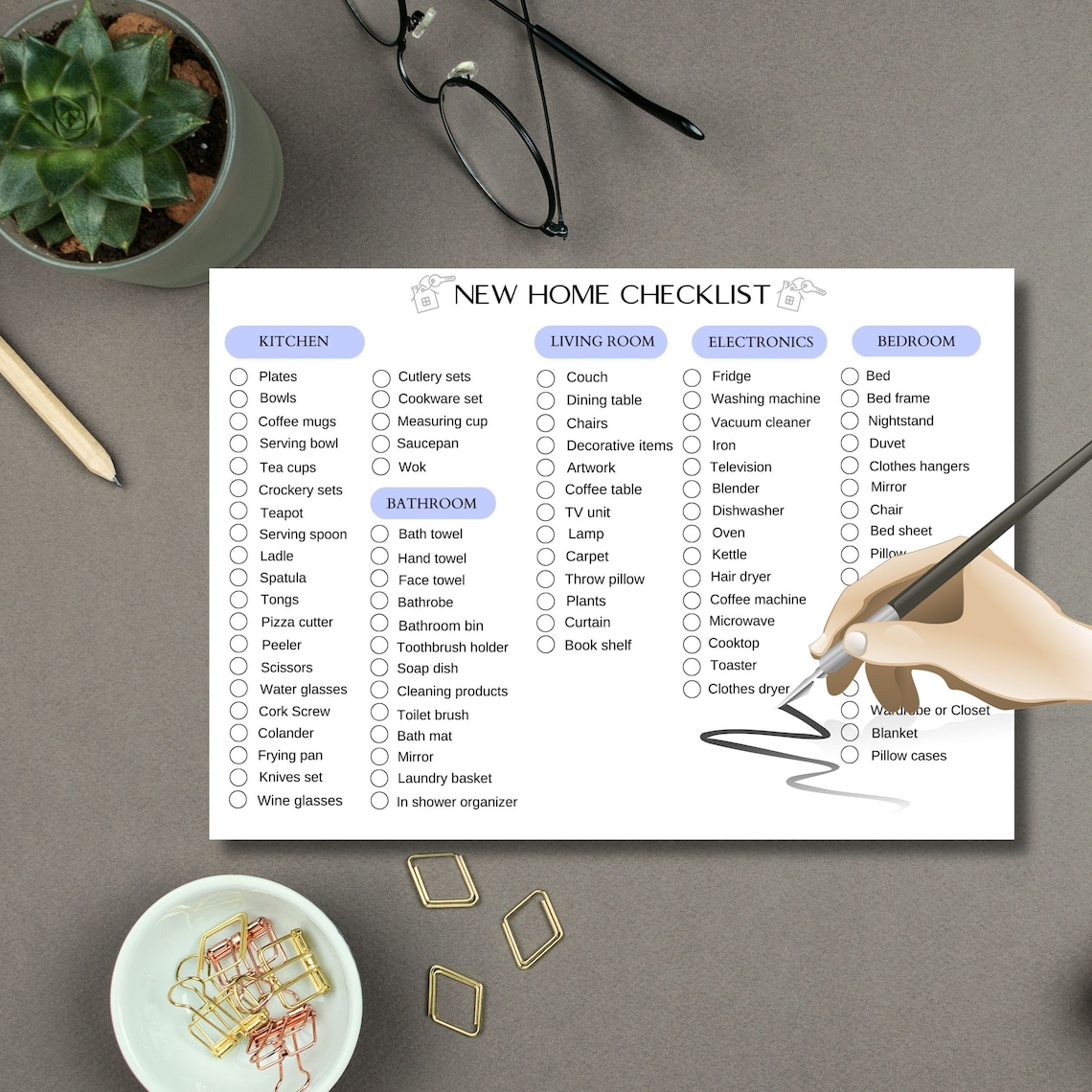 Apartment Shopping, Moving Checklist, Housewarming Gift, New Home ...