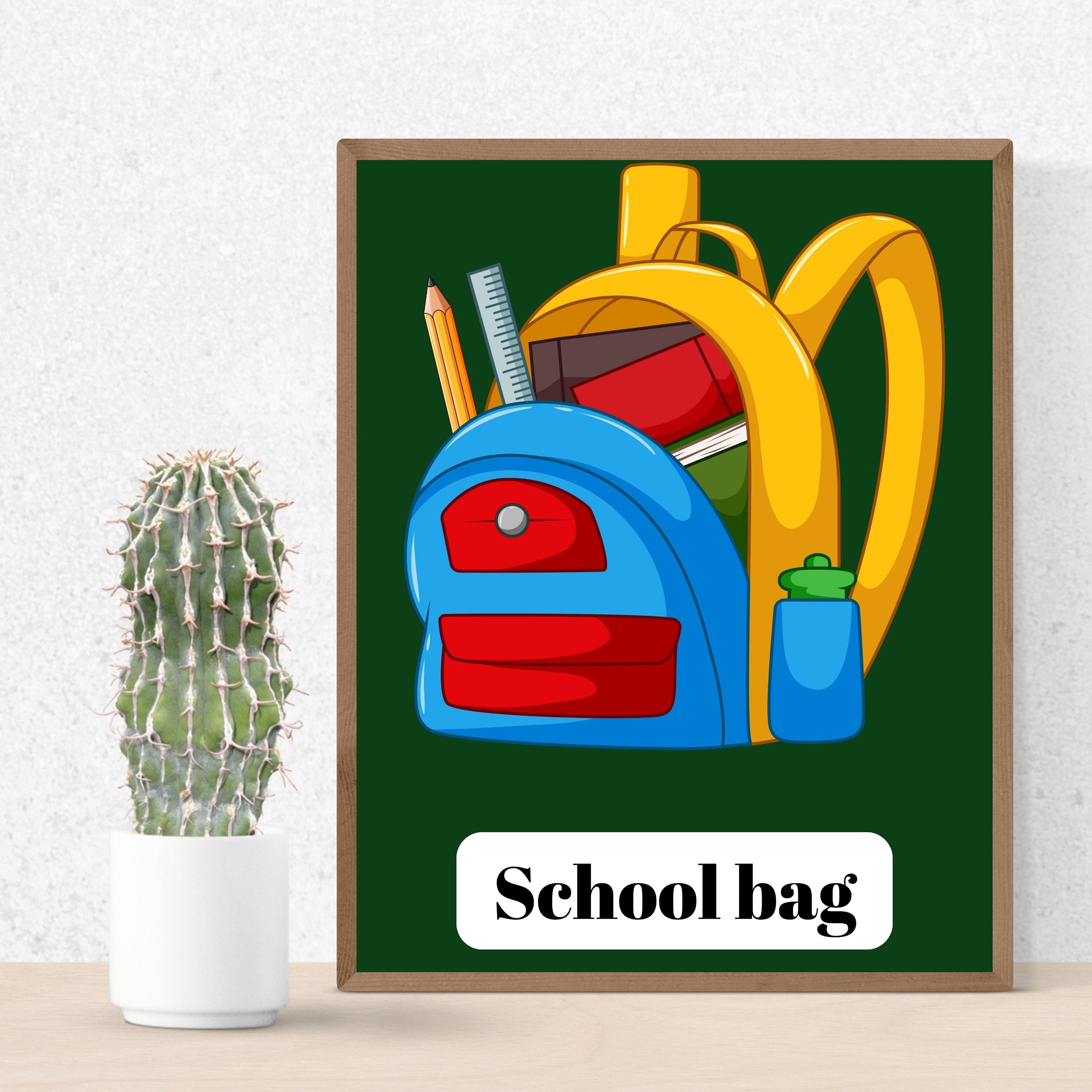 Printable Educational Posters for Toddlers, Classroom Decor, Teaching