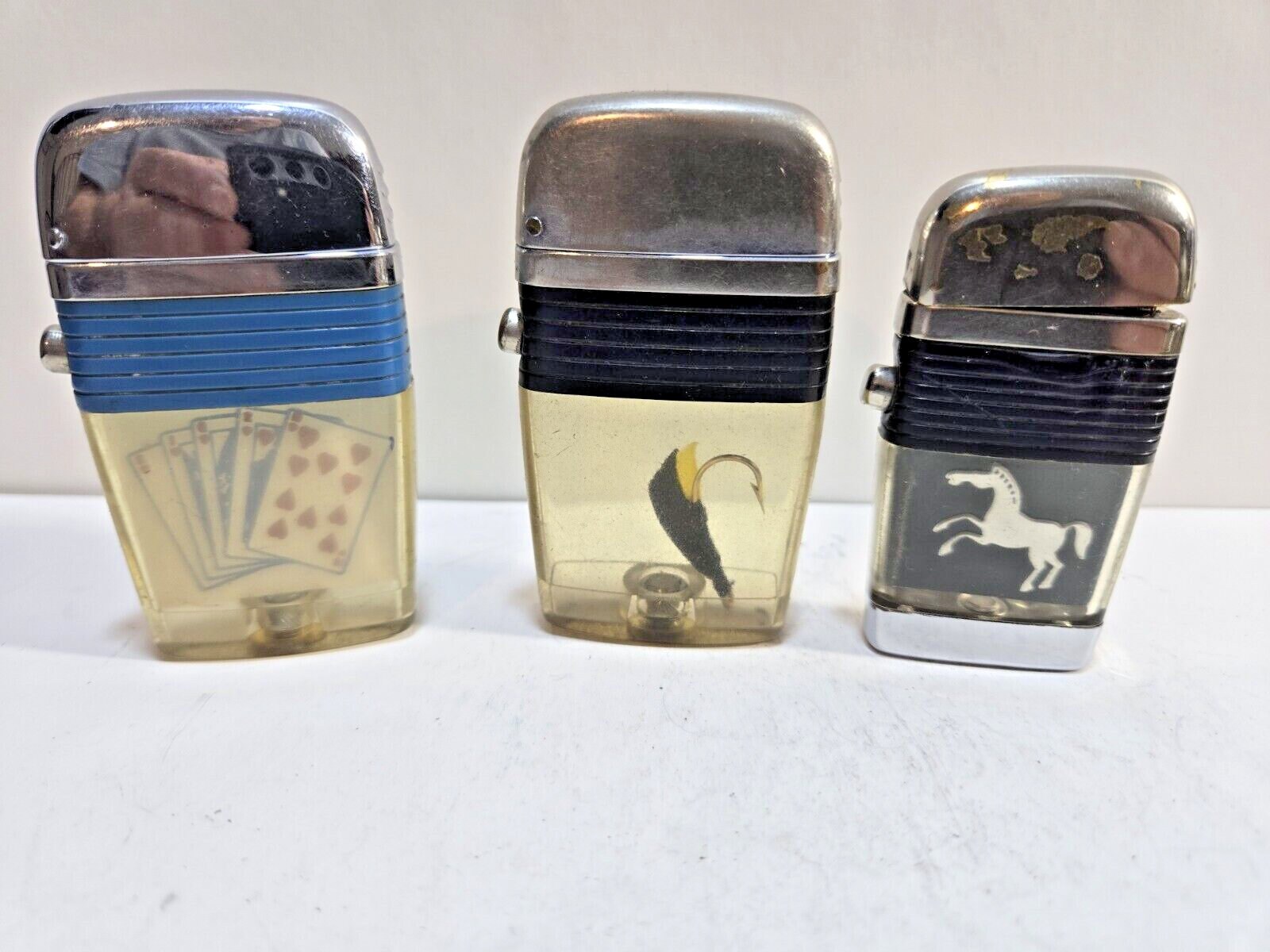 Lote de 3 encendedores vintage Scripto VU 6990/35