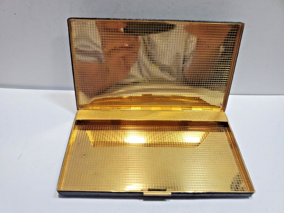 stainless steel cigarette case with lighter Blue Lantern Cigarette Case Stainless Steel with Lighter