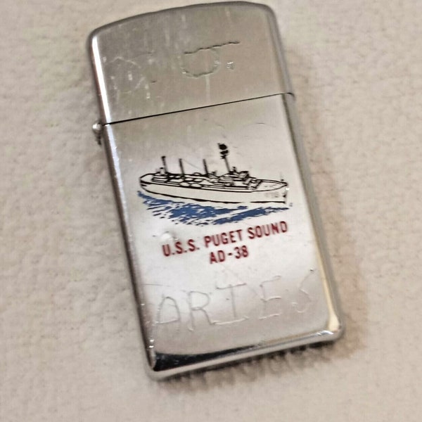 Zippo Lighters Navy Etsy