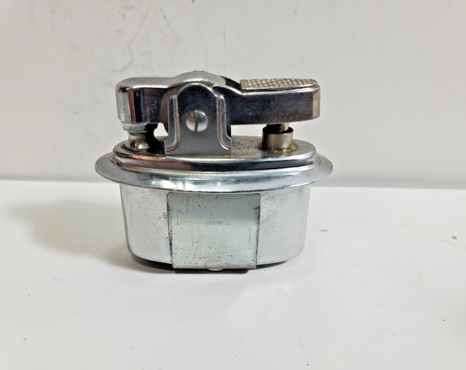 Vintage Working Silver Table Lighter INSERT Fits 37 X 16 Mm Oval Base