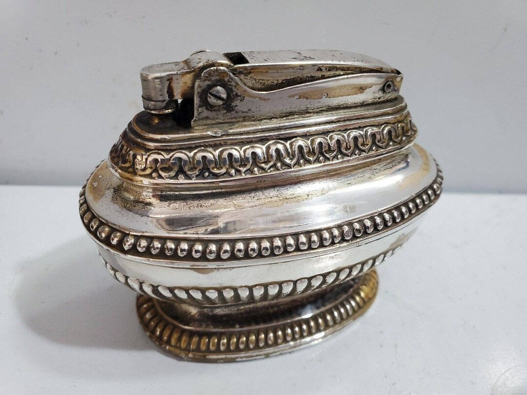 Vintage WORKING Ronson QUEEN ANNE Silver Table Lighter 5385/13 - Etsy