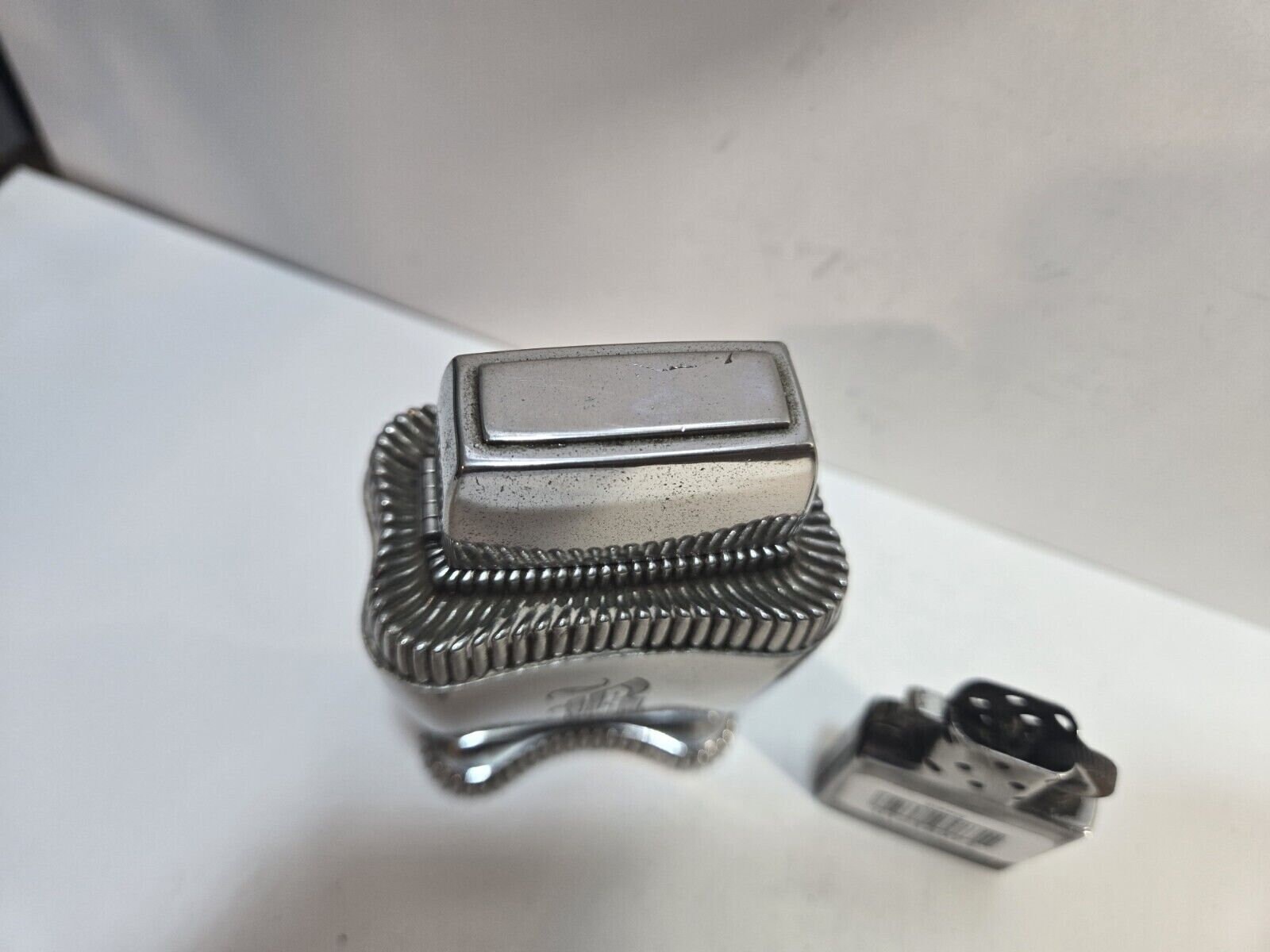 Working Vintage ZIPPO LADY BRADFORD Table Lighter Zippo Rebuild