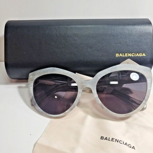 BALENCIAGA BA 48 24A 56-18-140 Marble Womens Sunglasses Orig  display picture 1