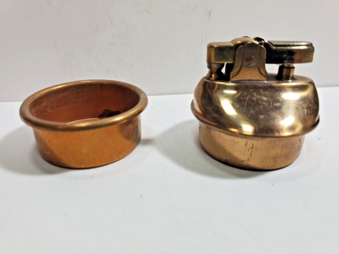 Vintage Working Brass Table Lighter INSERT Fits 1 1/2 Etsy