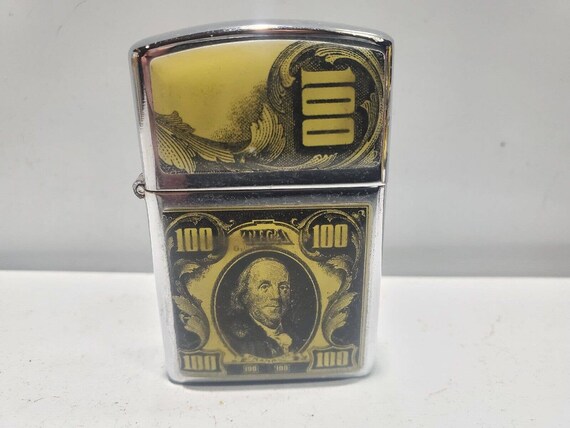 Lighter - 100 Dollar Bill High Polish Chrome Lighter - 100 Dollar Bill High Polish Chrome