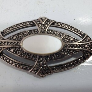 Black Enamel Clear RHINESTONES BOW RIBBON Gold Tone Booch Pin 5020/20