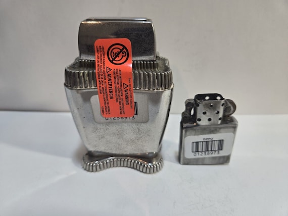Working Vintage ZIPPO LADY BRADFORD Table Lighter Zippo Rebuild