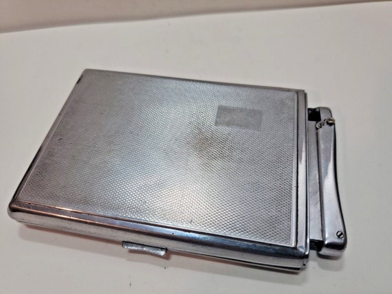 colibri cigarette Vintage Working COLIBRI MONOPOL Lighter & Cigarette Case 6115/15