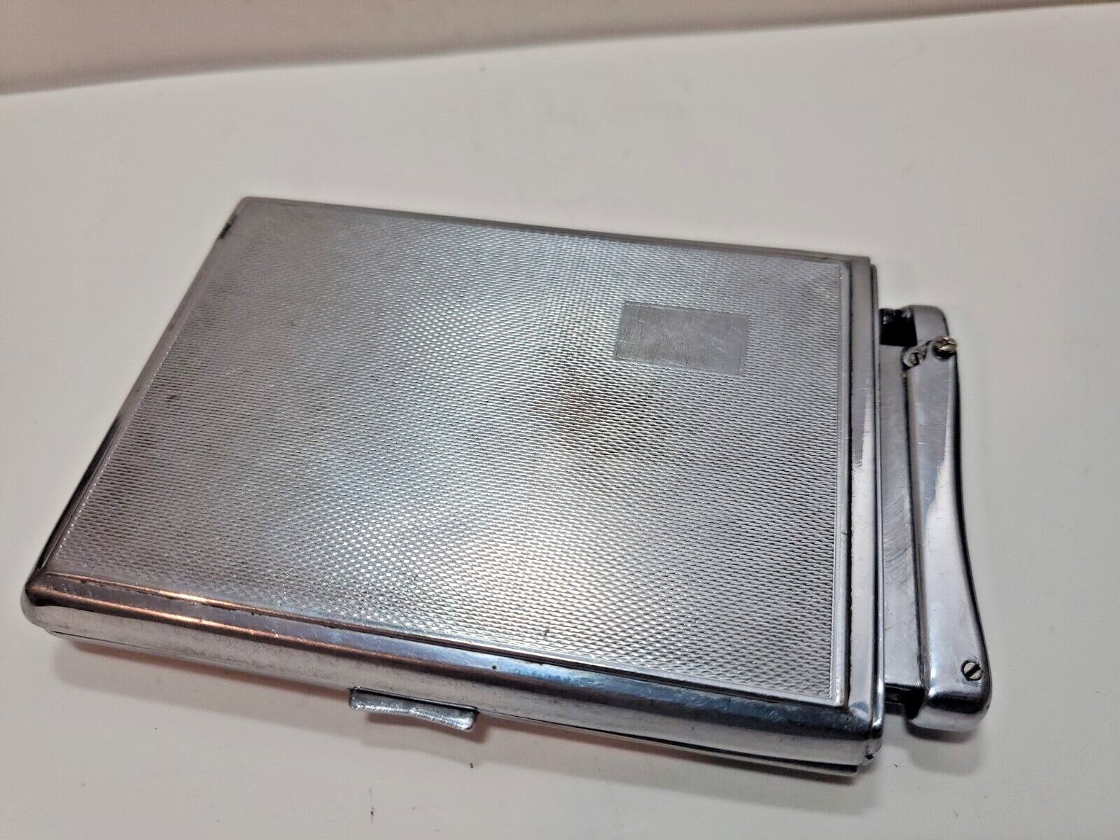 Vintage Working COLIBRI MONOPOL Lighter & Cigarette Case 6115/15
