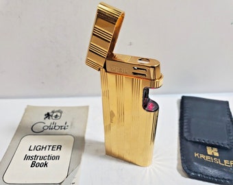 Vintage Colibri Beam Sensor Gold Tone Lighter 6029/37 - Etsy