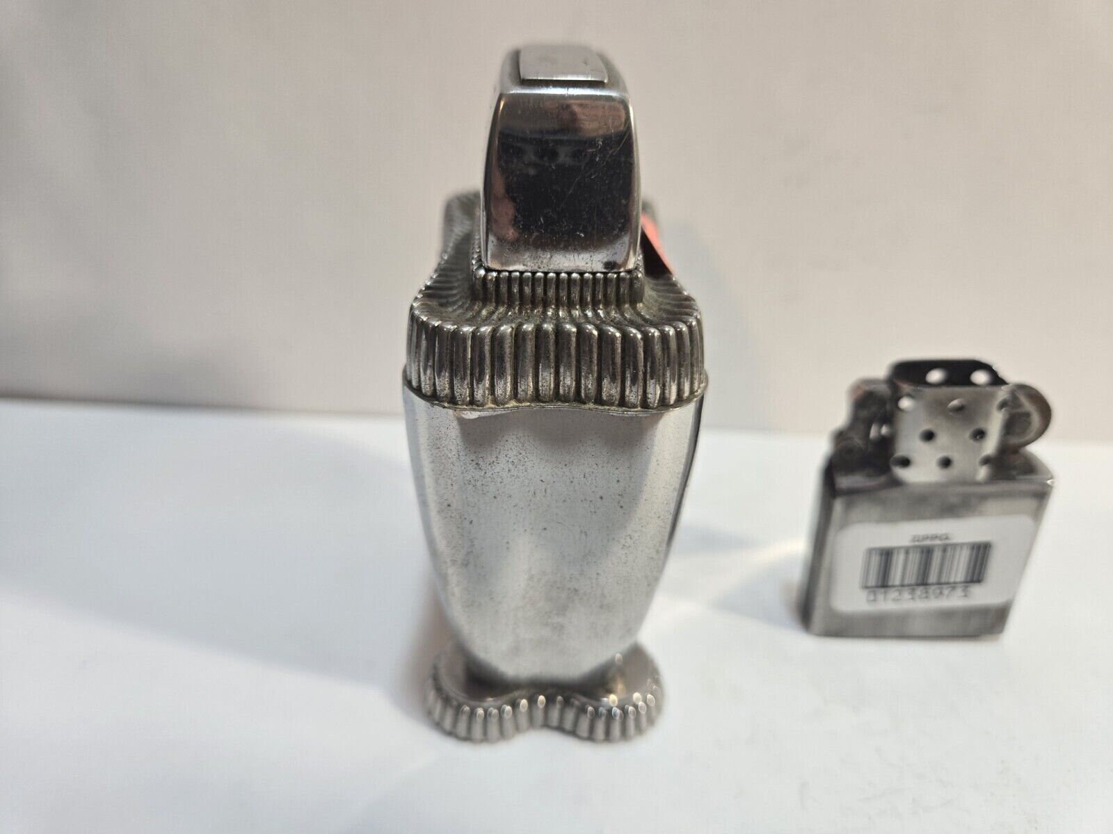 Working Vintage ZIPPO LADY BRADFORD Table Lighter Zippo Rebuild