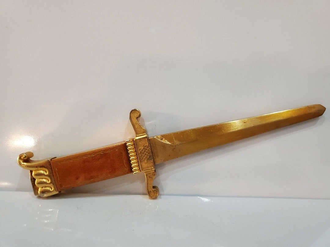 ASR Ascot Working DAGGER Lighter & Letter Opener Medieval Knights Sword