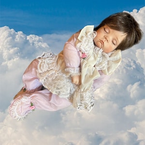 Vintage Painted Porcelain Bisque complete Doll, Exquisite Reproduction of Boots Tyner’s Sugar Britches