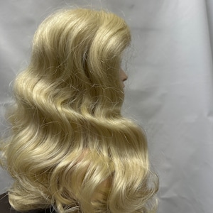 Vintage Monique Long Wavy Hair Doll Wig, “Marie” Style in Platinum Blonde and a variety of colors and sizes