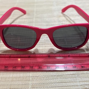 Doll sunlasses pink plastic framed glasses for dolls 5.5 inches
