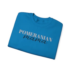 Pomeranian Dog Owner Sweatshirt, Cute Puppy Lover Gift, Pet Parent Crewneck Jumper, Dog Mom Dad Apparel, Funny Animal Print Pullover