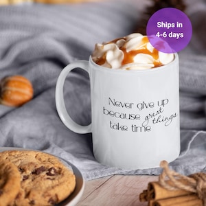 Motivational Coffee Cup, Inspirational Tea Mug, Self-love Ceramic Mug, Gift for Her, Quote Mug, 11oz, 15oz