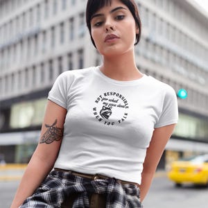 Sarcastic Face Expression Tee, Funny Graphic Shirt, Not Responsible For What My Face Does When You Talk, Unisex Softstyle T-Shirt, Gift for