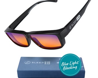 Sleep ZM Black Fit Over Style Blue Light Glasses