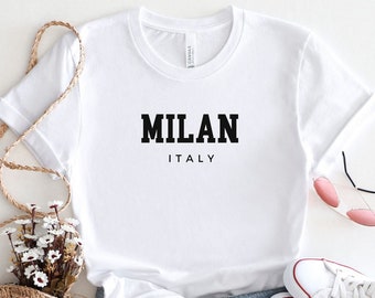 Milan shirt, Milan love, Love Italy, Italy Gift, Italy Travel, Milan Travel, Lombardy Travel, Milan Gift