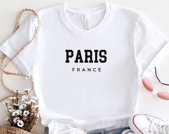 Paris shirt, Paris love, Love France, Paris Gift, France Travel, Paris Travel, France Gift, Eiffel Tower, Arc de Triomphe