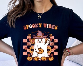 Spooky Vibes Shirt, Halloween Vibes T-shirt, Spooky Vibe Shirt, Funny Halloween Shirt, Spooky Halloween shirt, Spooky Family Shirt