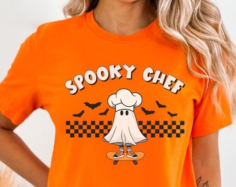 Spooky Chef Shirt, Halloween Chef T-shirt, Spooky T-Shirt, Funny Chef Shirt, Cool Halloween shirt, Funny Halloween shirt, Halloween Tee