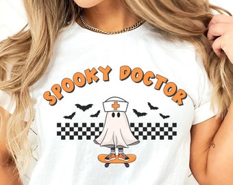 Spooky Doctor Shirt, Halloween Doctor T-shirt, Spooky T-Shirt, Funny Doctor Shirt, Funny Halloween shirt, Halloween Cute Tee, Spooky Nurse T
