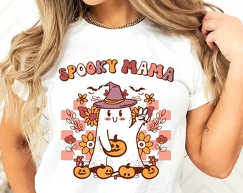 Spooky Mama Shirt, Halloween Mom T-shirt, Spooky Mom Shirt, Funny Mama Shirt, Sexy Mama shirt, Cute Halloween shirt, Halloween Family Shirt