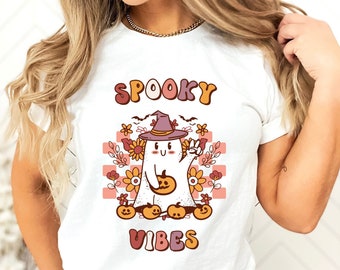 Spooky Vibes Shirt, Halloween Vibes T-shirt, Spooky Vibe Shirt, Funny Halloween Shirt, Spooky Halloween shirt, Spooky Family Shirt