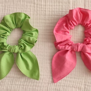 Handmade Cotton Scrunchies, Hair accessories