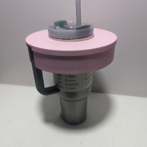 3D Printable STL File for Stanely Quencher 40oz Tumbler and lid, 3D Printed Snack caddy image 3