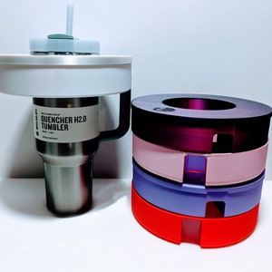 3D Printable STL File for Stanely Quencher 40oz Tumbler and lid, 3D Printed Snack caddy