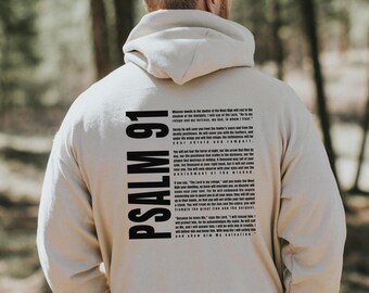 Men's Christian Hoodie Bible Verse Hoodie Christian Merch Mens Christian Streetwear Jesus Hoodie Christian Sweatshirt Jesus Apparel Sweater