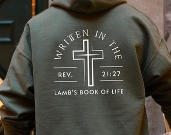 Men's Christian Hoodie Bible Verse Hoodie Christian Merch Mens Christian Streetwear Jesus Hoodie Christian Sweatshirt Jesus Apparel Sweater