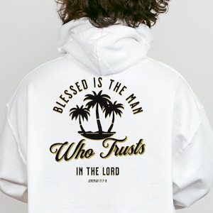 Mens Christian Sweatshirt Christianity Gift for Him Bible Verse Sweatshirt Christian Clothing Religious Faithful Gift for Dad Religious Gift