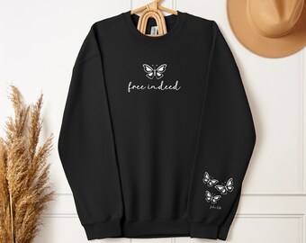 Christelijke trui christelijke kleding Bijbelvers religieuze trui Jezus trui geloof ronde hals trendy christelijke kleding goddelijk cadeau