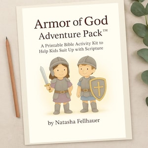 Armor of God Bible Activity Kit for Kids | Christian Printable | Ephesians 6 Coloring Pages + Scripture Cards | Digital Download Jesus God