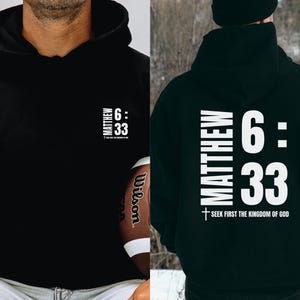 Men&#39;s Christian Hoodie Bible Verse Hoodie Christian Merch Mens Christian Streetwear Jesus Hoodie Christian Sweatshirt Jesus Apparel Sweater