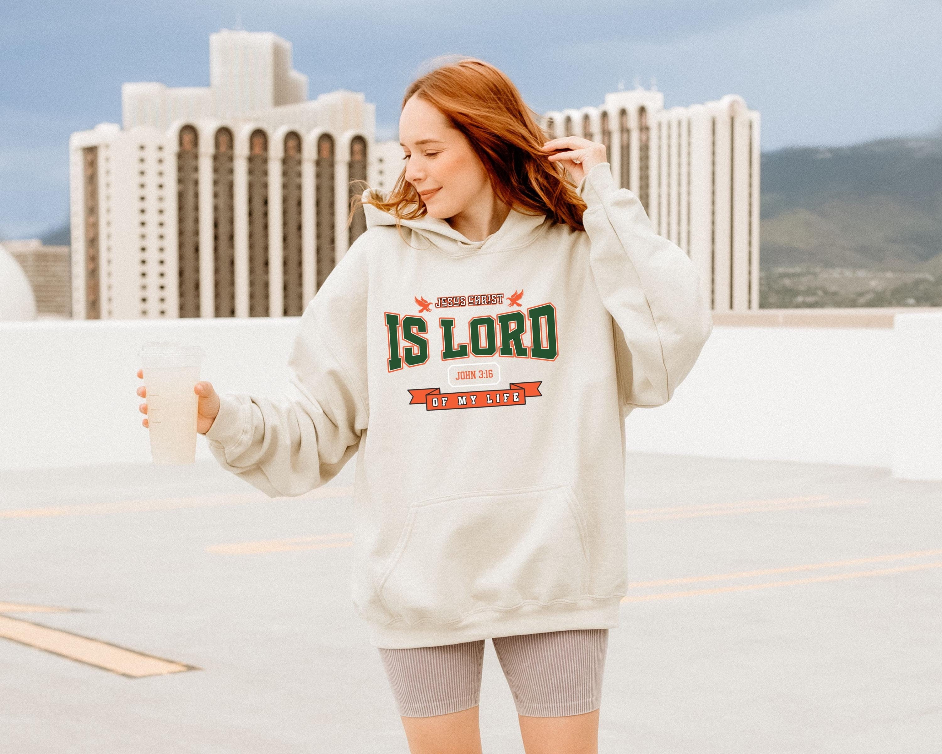 DUTUT Sweat-shirt Chrétien Pour Femme Jesus Loves You Sweat à Capuche Surdimensionné Jésus Faith Pull Inspirant à Manches Longues, Noir, Moyen