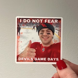 New Jersey Devils affirmation sticker