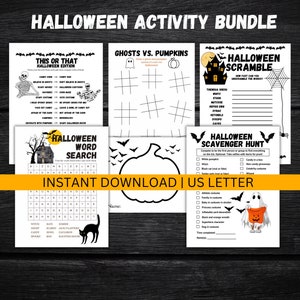 Actividades de Halloween, juegos de fiesta de Halloween, actividades de Halloween en el aula, juegos de Halloween para la familia, juegos de truco o trato, búsqueda del tesoro