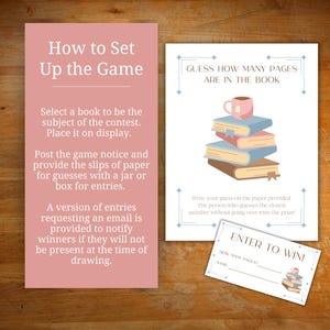 Book Club Activity Guess How Many Game Book Club Party Game Ladies book-club-activity-guess-how-many-game-book-club-party-game-ladies