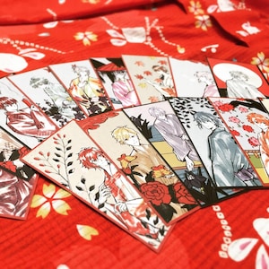 Baraja de cartas Ainanafuda (Cartas Hanafuda de Idolish7)